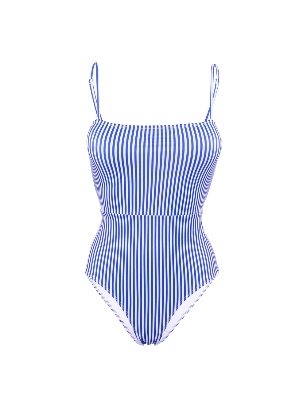 The Royal Blue and White Stripes One Piece