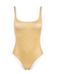 Metallic Birchwood One Piece